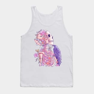 Skeleton floral Tank Top